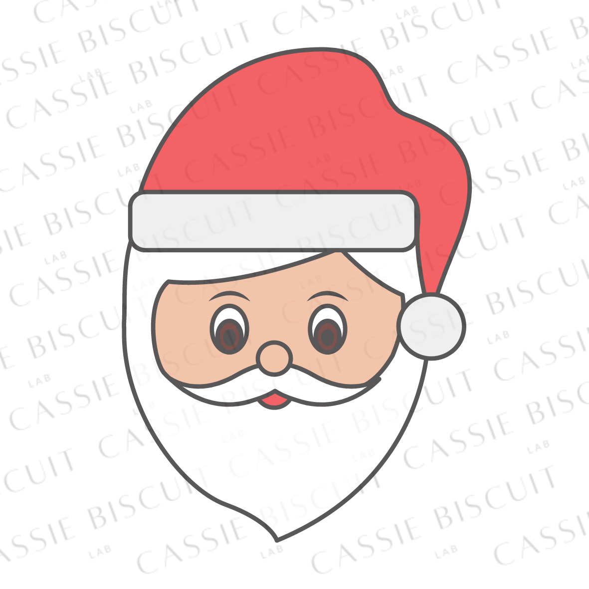 Emporte-Pièce -  Visage Père Noël 2
