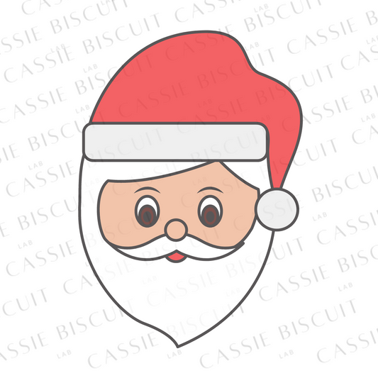 Emporte-Pièce -  Visage Père Noël 2