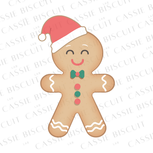 Emporte-Pièce -  Bonhomme Pain d'Epice Bonnet Noël