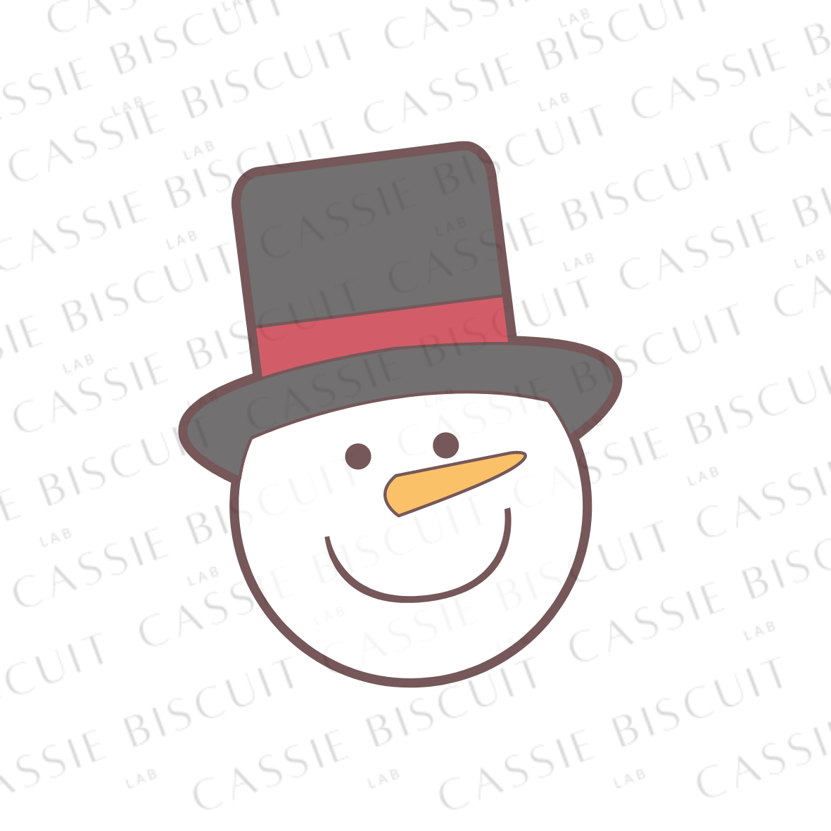 Emporte-Pièce - Bonhomme de Neige Visage