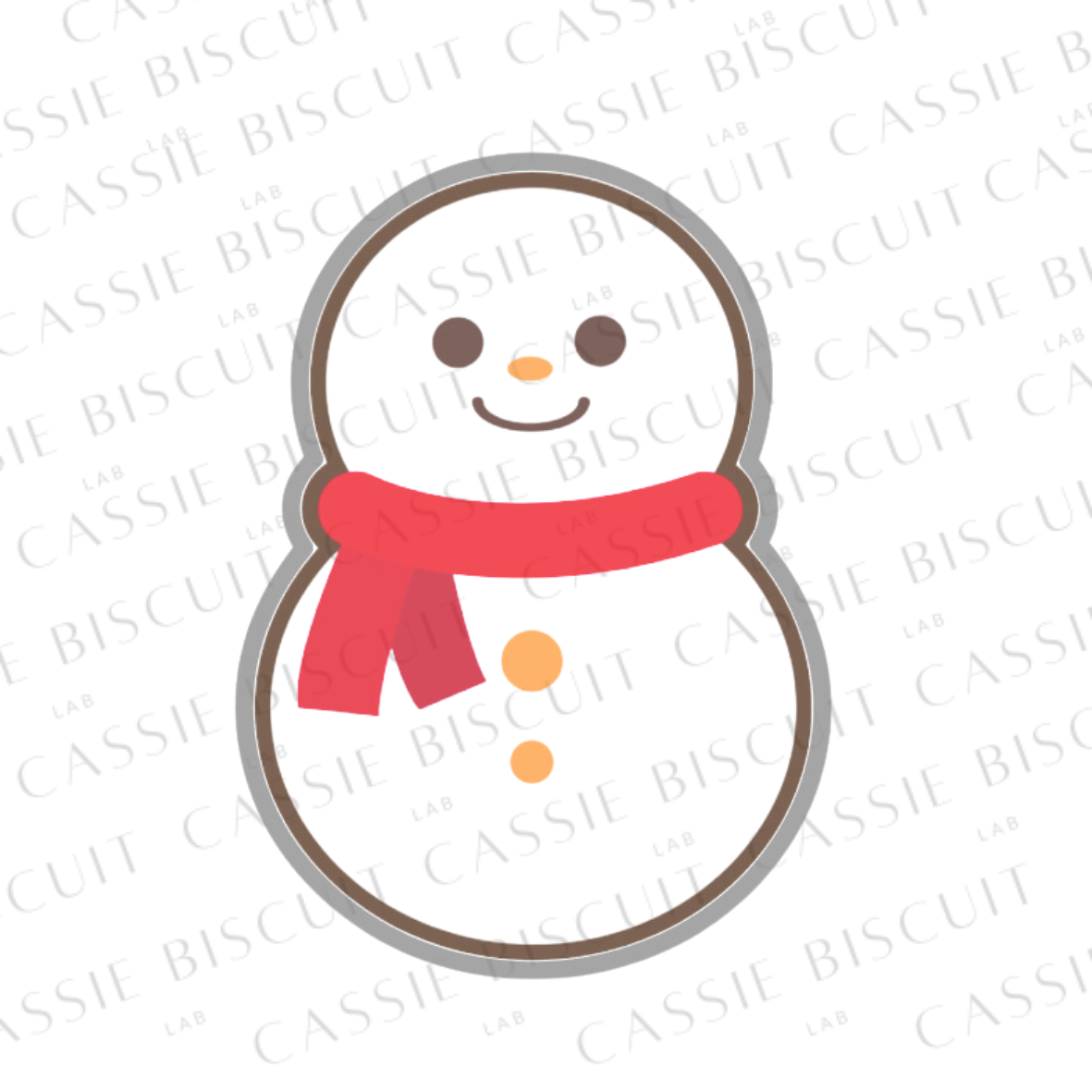 Emporte-Pièce - Bonhomme de Neige Echarpe