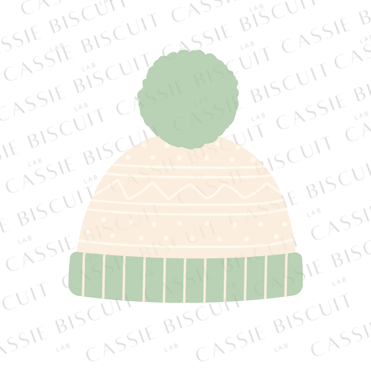 Emporte-Pièce -  Bonnet Pompon Noël