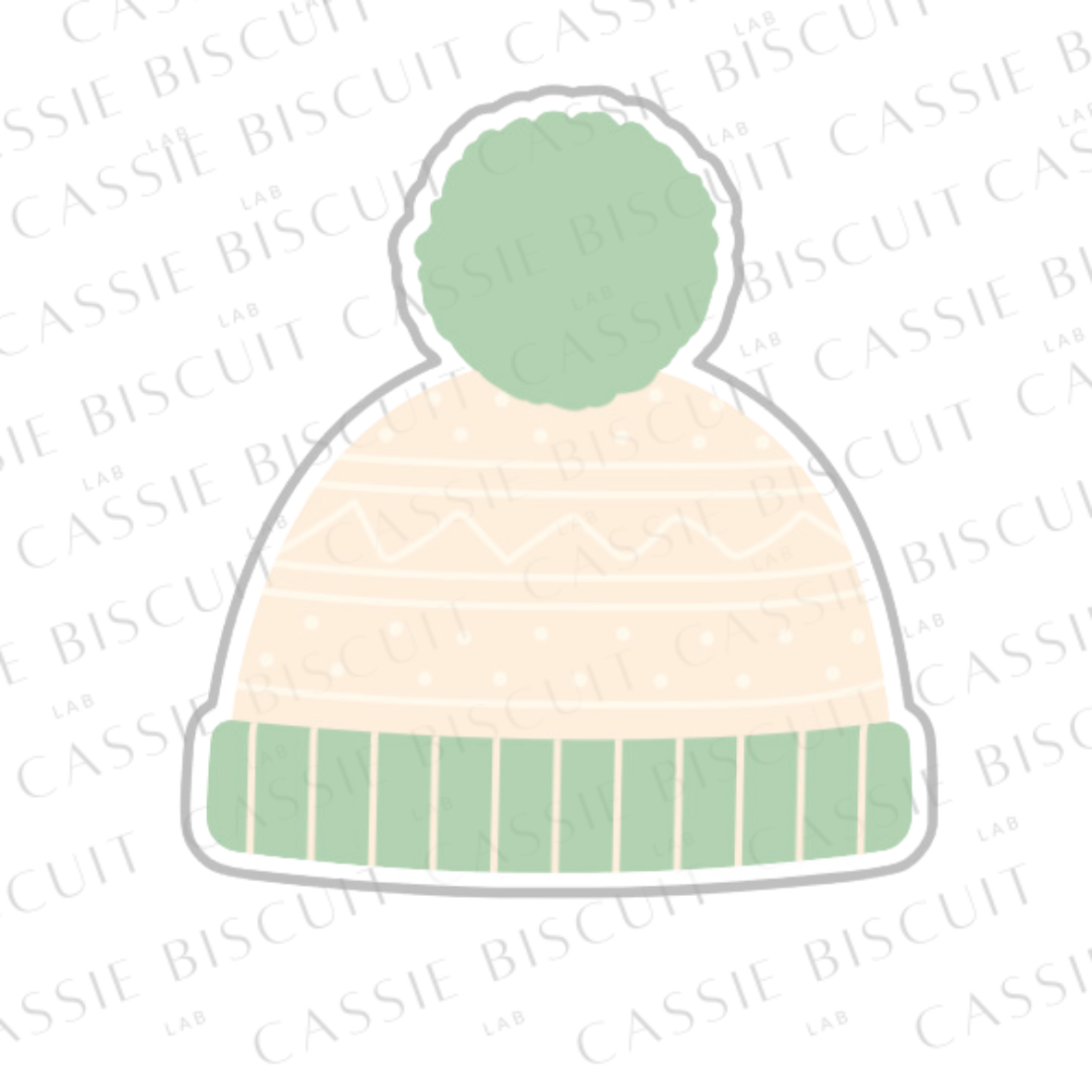 Emporte-Pièce -  Bonnet Pompon Noël