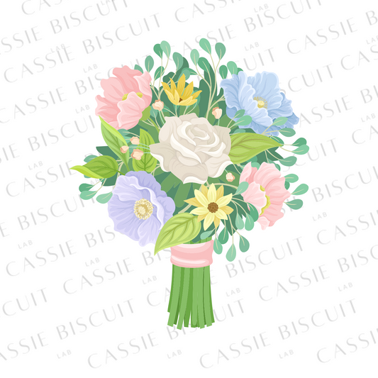 Emporte-Pièce -  Bouquet Fleurs Variées