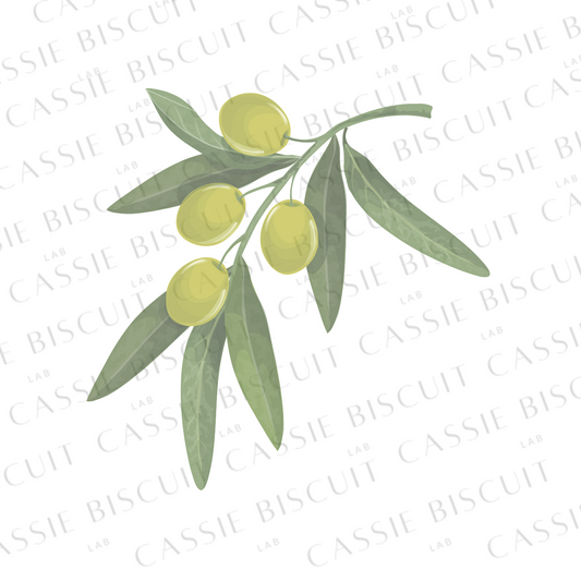 Emporte-Pièce -  Branche d'olivier (4 olives)