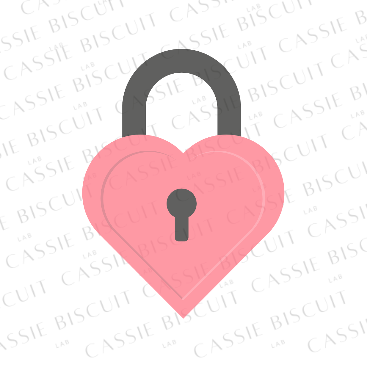 Emporte-Pièce -  Cadenas Coeur