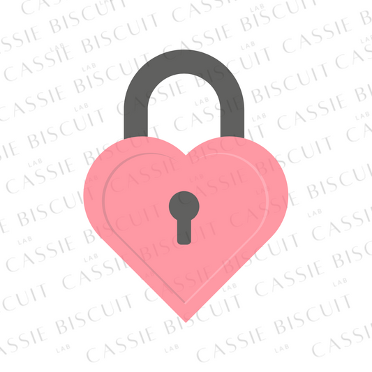 Emporte-Pièce -  Cadenas Coeur