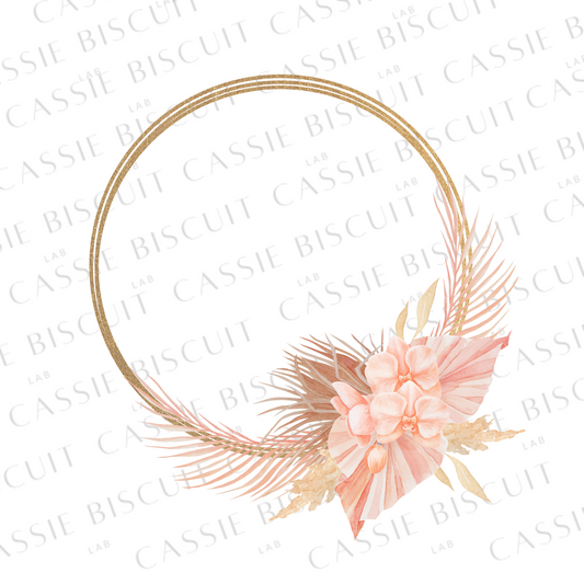 Emporte-Pièce -  Cercle détails fleuris