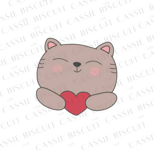 Emporte-Pièce - Chat Coeur