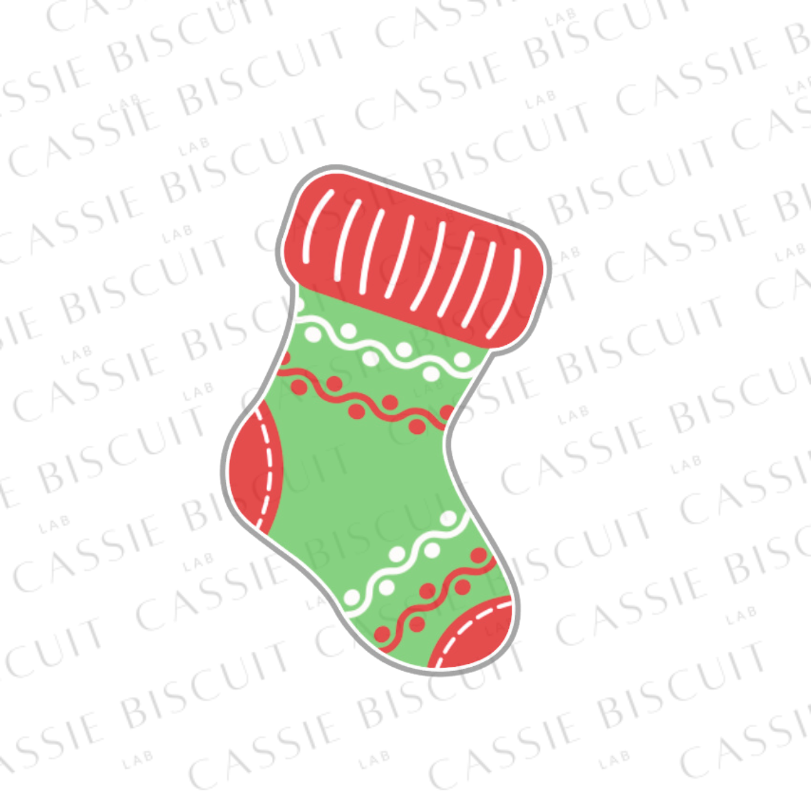 Emporte-Pièce -  Chaussette Noël