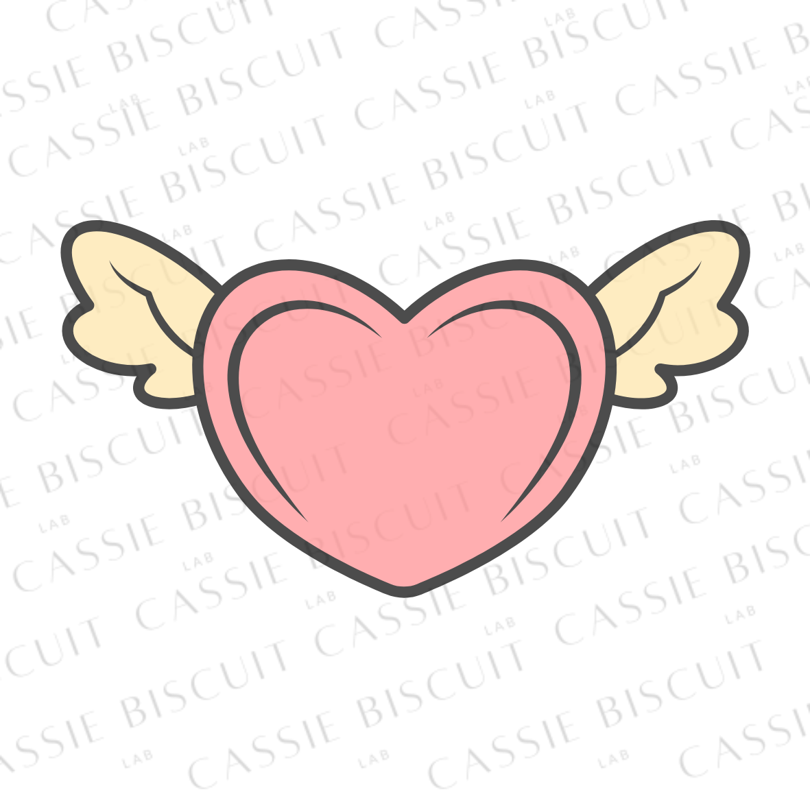 Emporte-Pièce -  Coeur Ailes