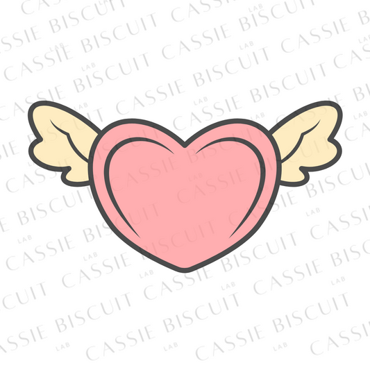 Emporte-Pièce -  Coeur Ailes