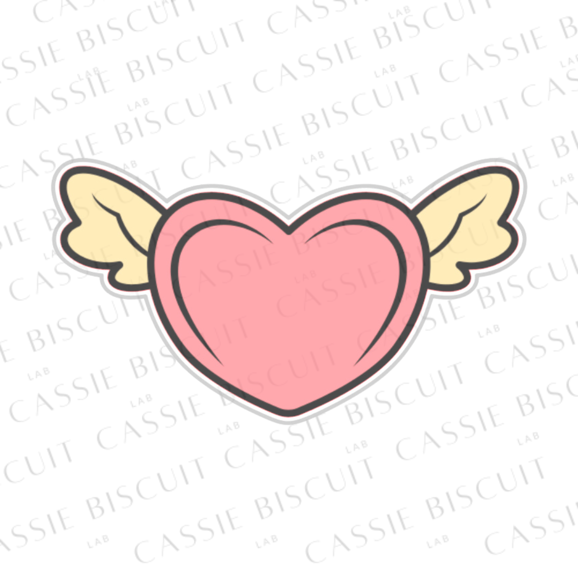 Emporte-Pièce -  Coeur Ailes