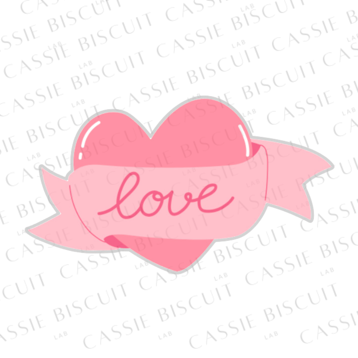Emporte-Pièce - Coeur Pancarte