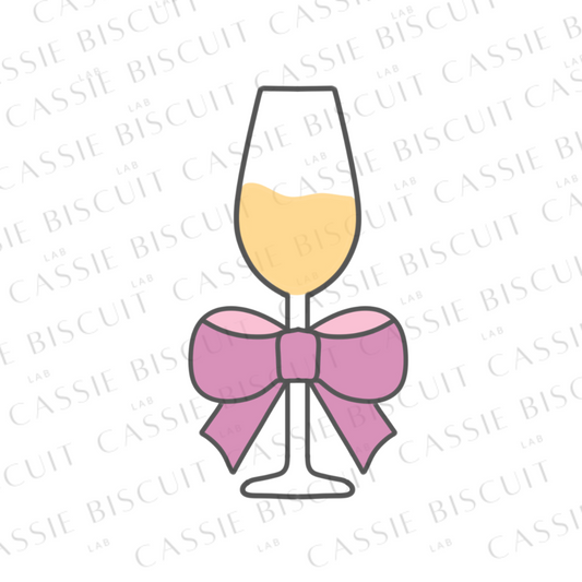 Emporte-Pièce -  Coupe Champagne Noeud