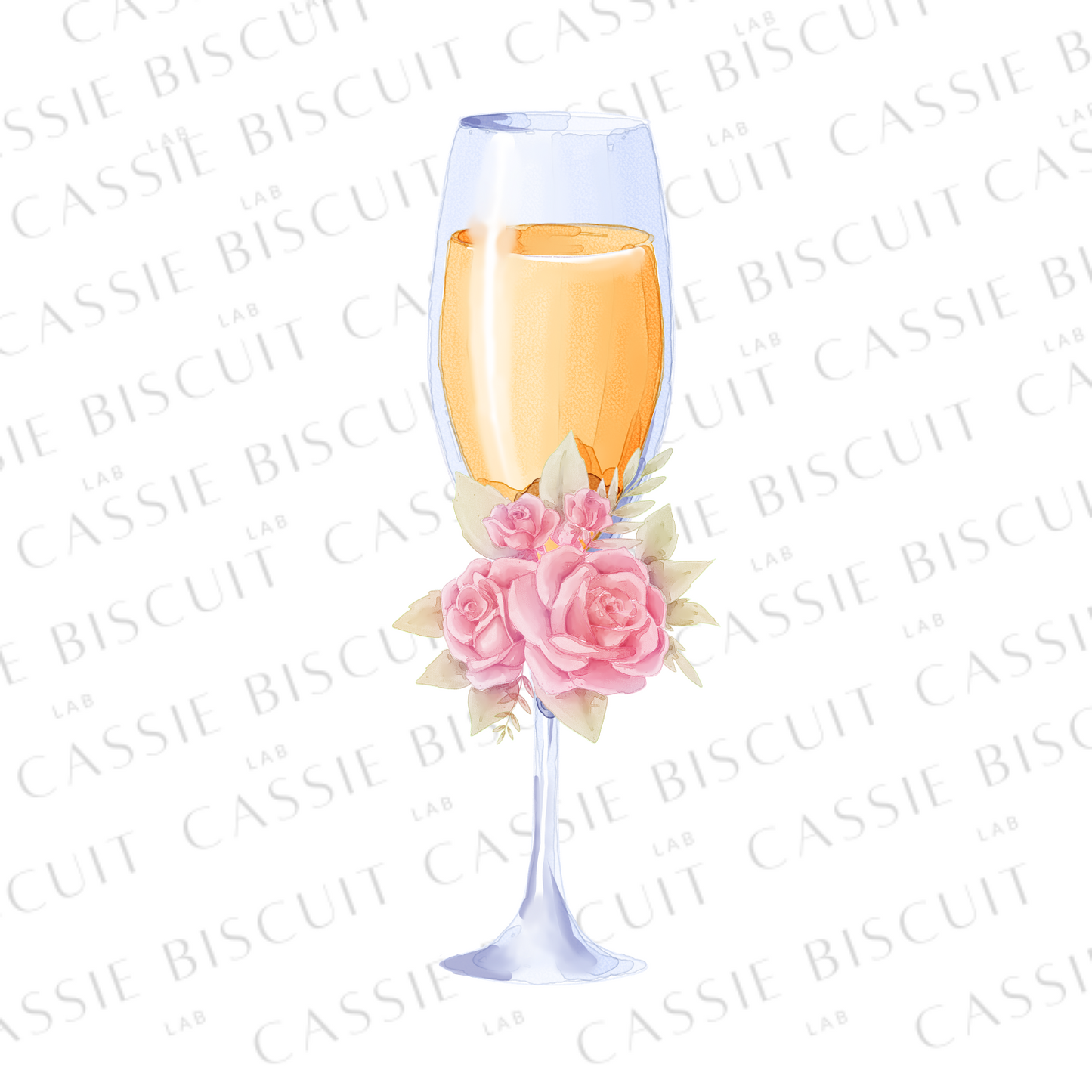 Emporte-Pièce -  Coupe de champagne fleur