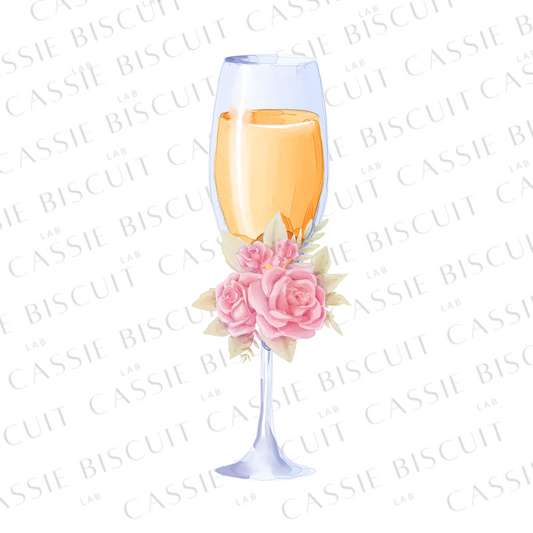 Emporte-Pièce -  Coupe de champagne fleur