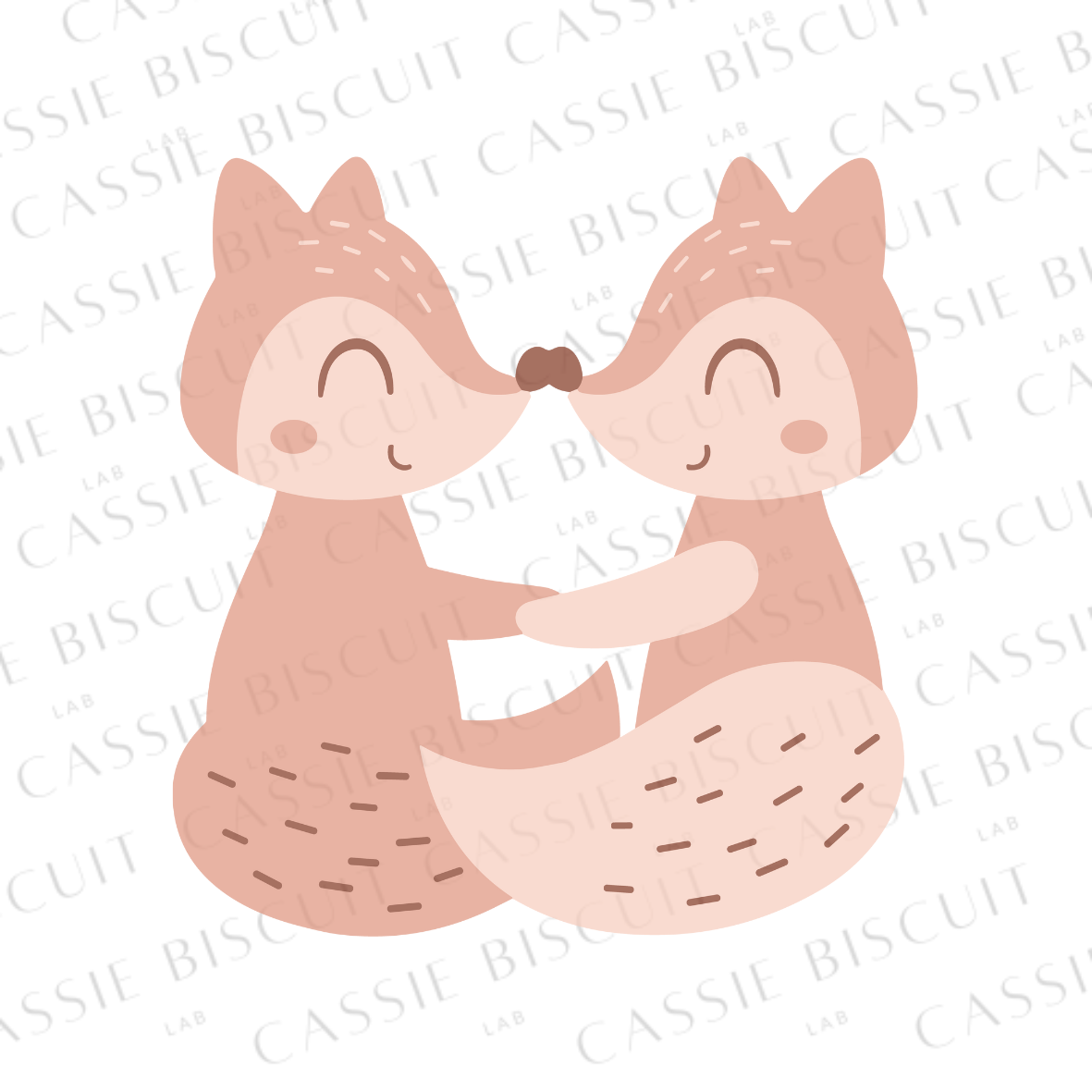 Emporte-Pièce -  Couple Renards