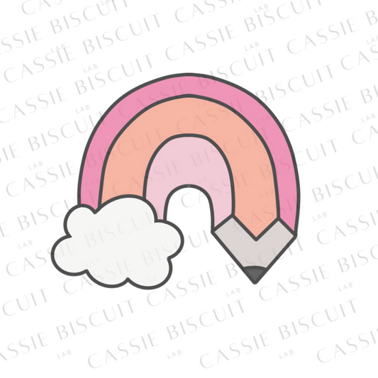 Emporte-Pièce - Crayon Arc En Ciel