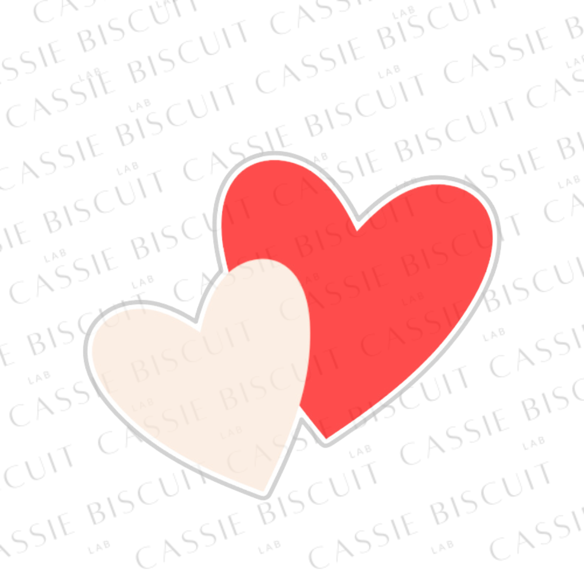 Emporte-Pièce -  Double Coeur