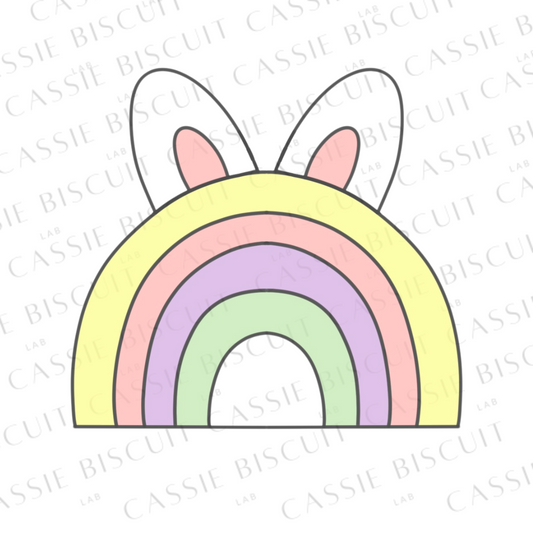 Emporte-Pièce - Arc En Ciel Lapin