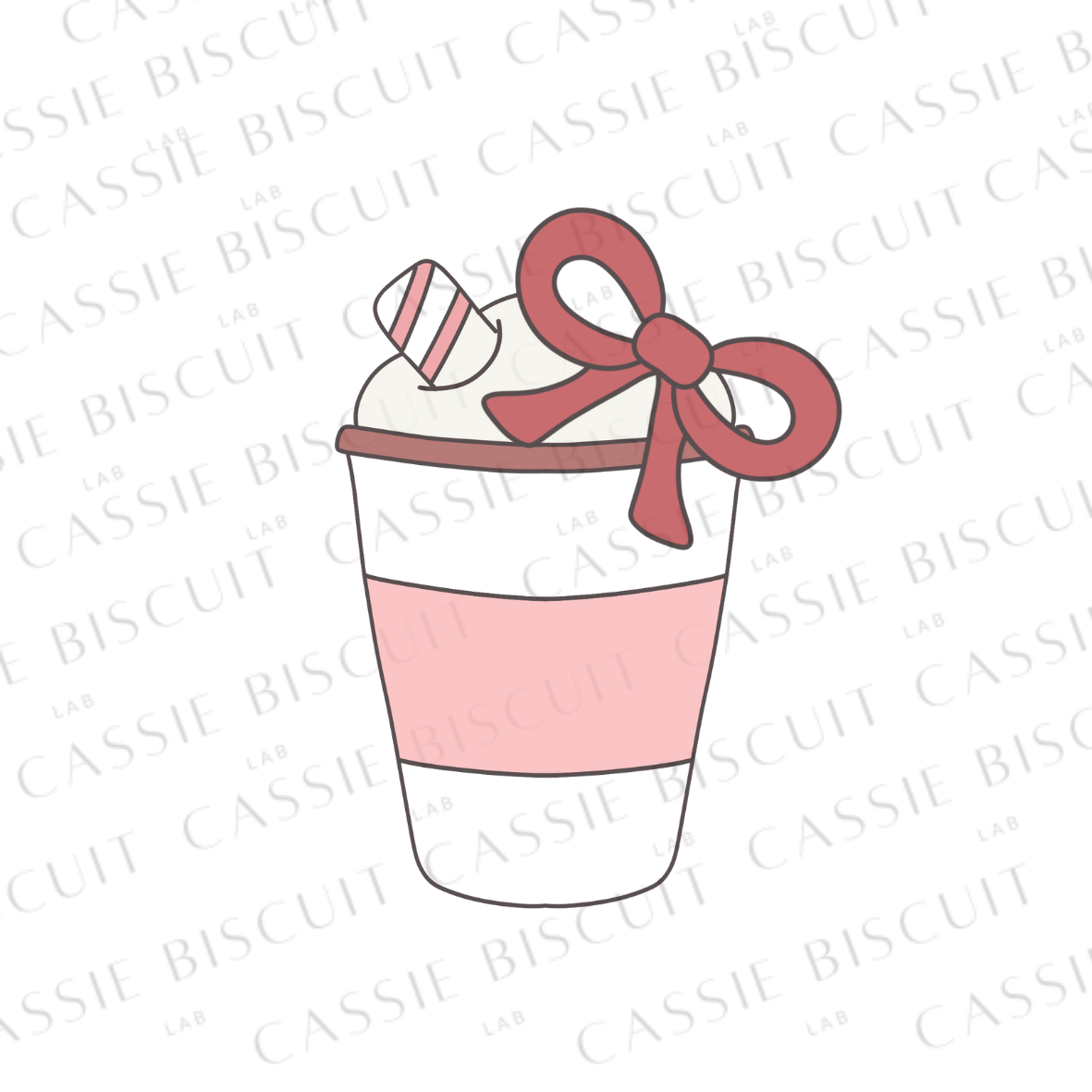 Cookie Cutter - Pink Ribbon Cup