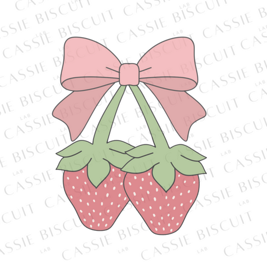 Emporte-Pièce - Deux Fraises Ruban