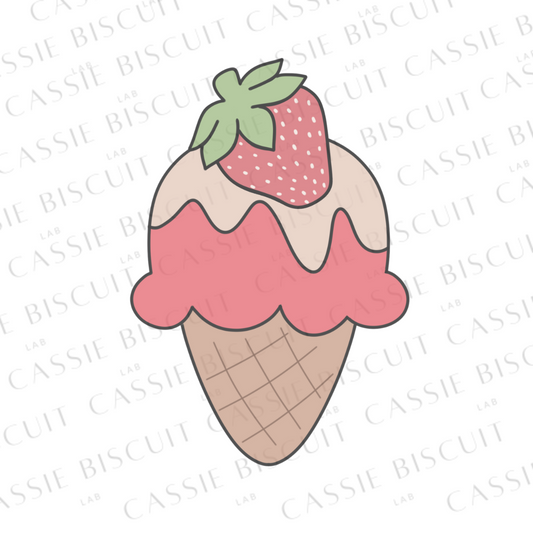 Emporte-Pièce - Glace Fraise