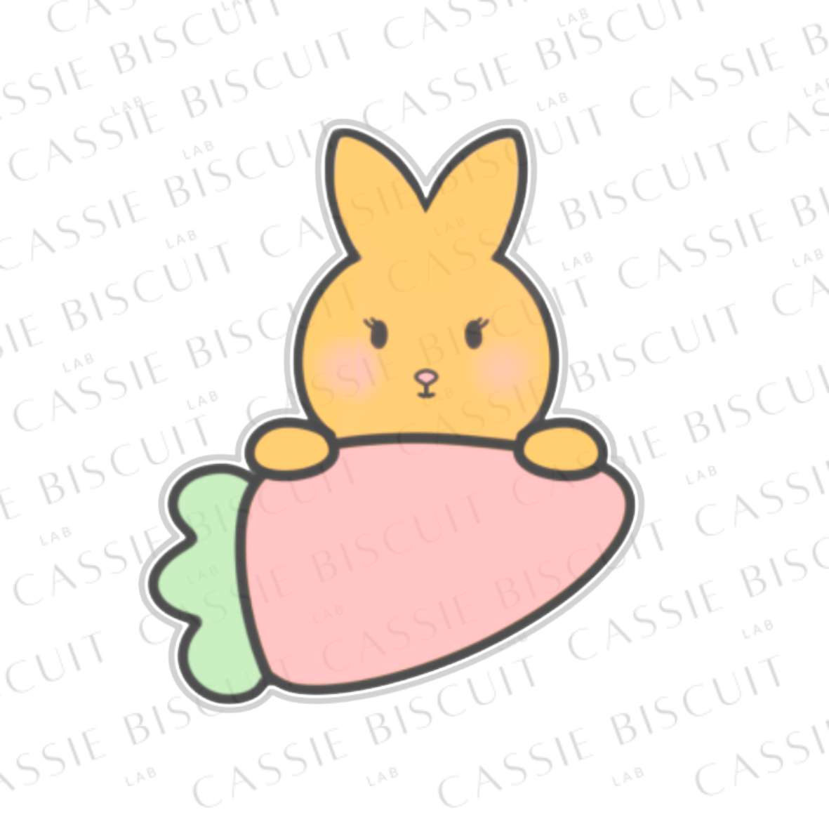 Emporte-Pièce - Lapin Orange Carotte