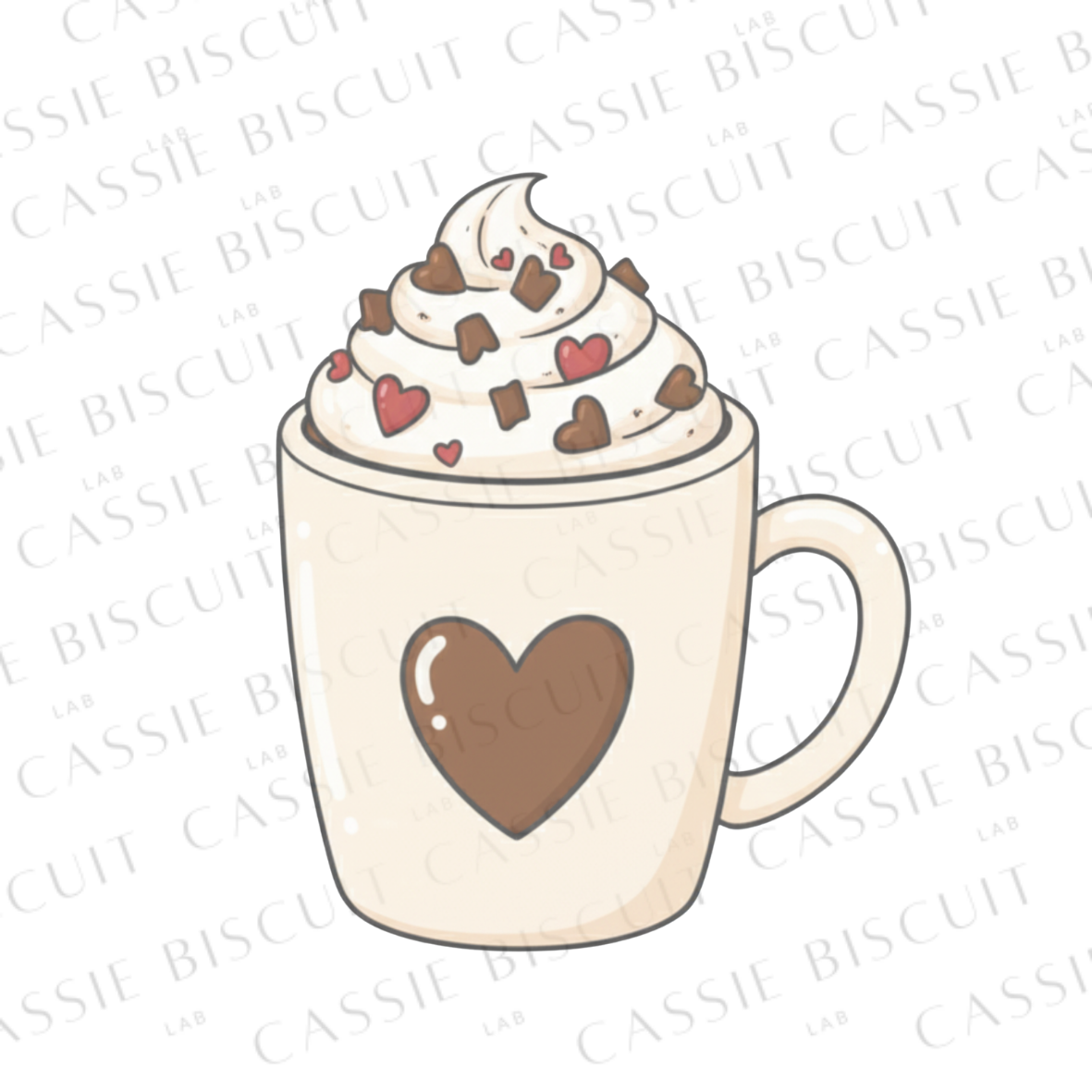 Emporte-Pièce - Mug Chantilly Coeur Haut