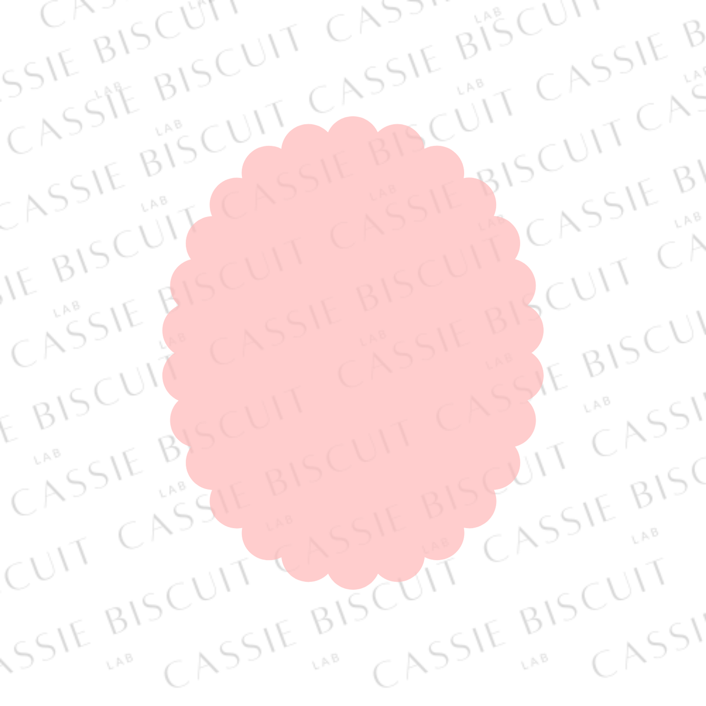 Emporte-Pièce - Ovale Mini Festons