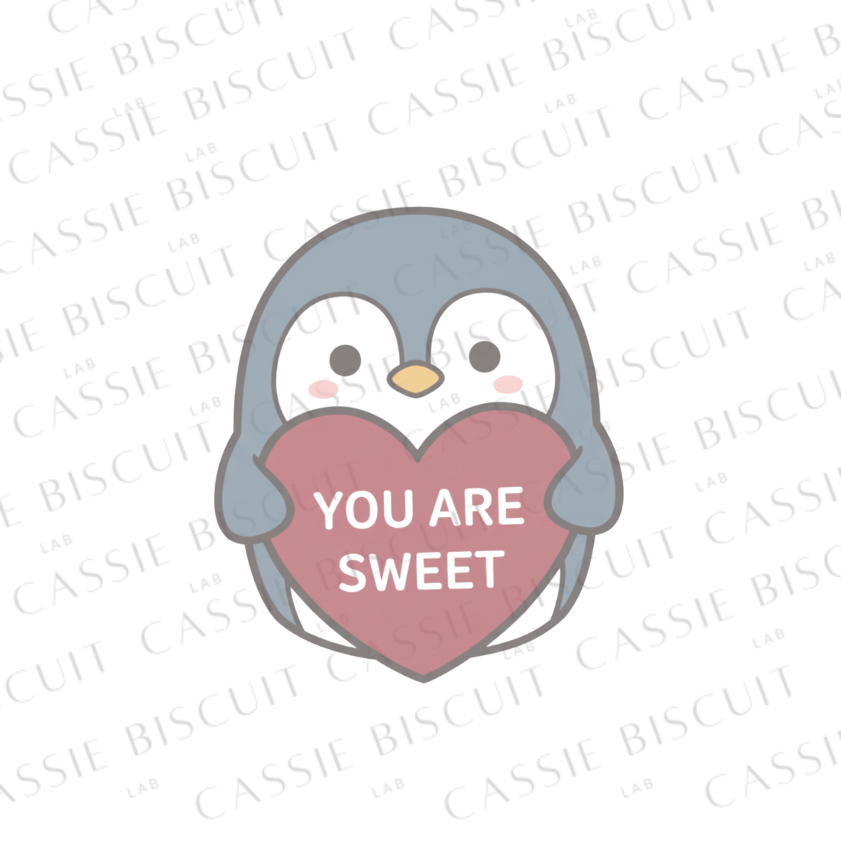 Cookie Cutter - Heart Penguin
