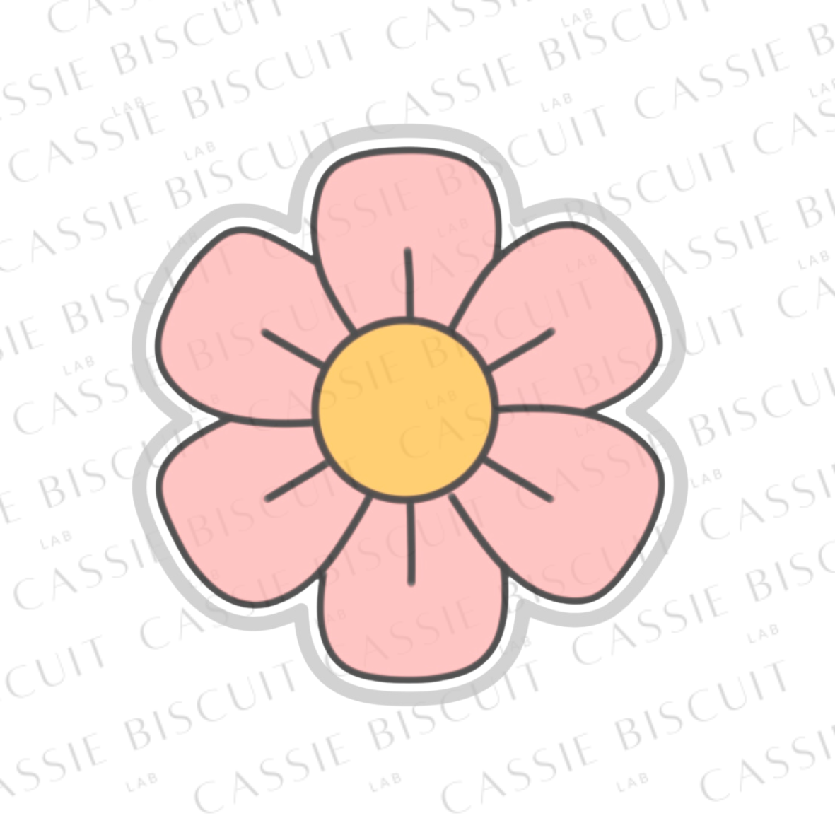 Tagliabiscotti - Fiore a cinque petali