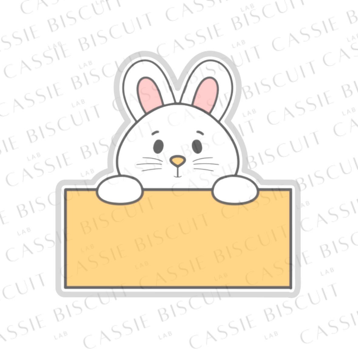 Cookie Cutter - Rabbit Place Card