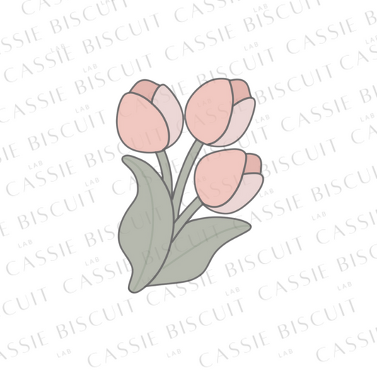 Emporte-Pièce - Trois tulipes