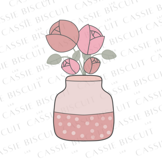 Emporte-Pièce - Vase Fleurs