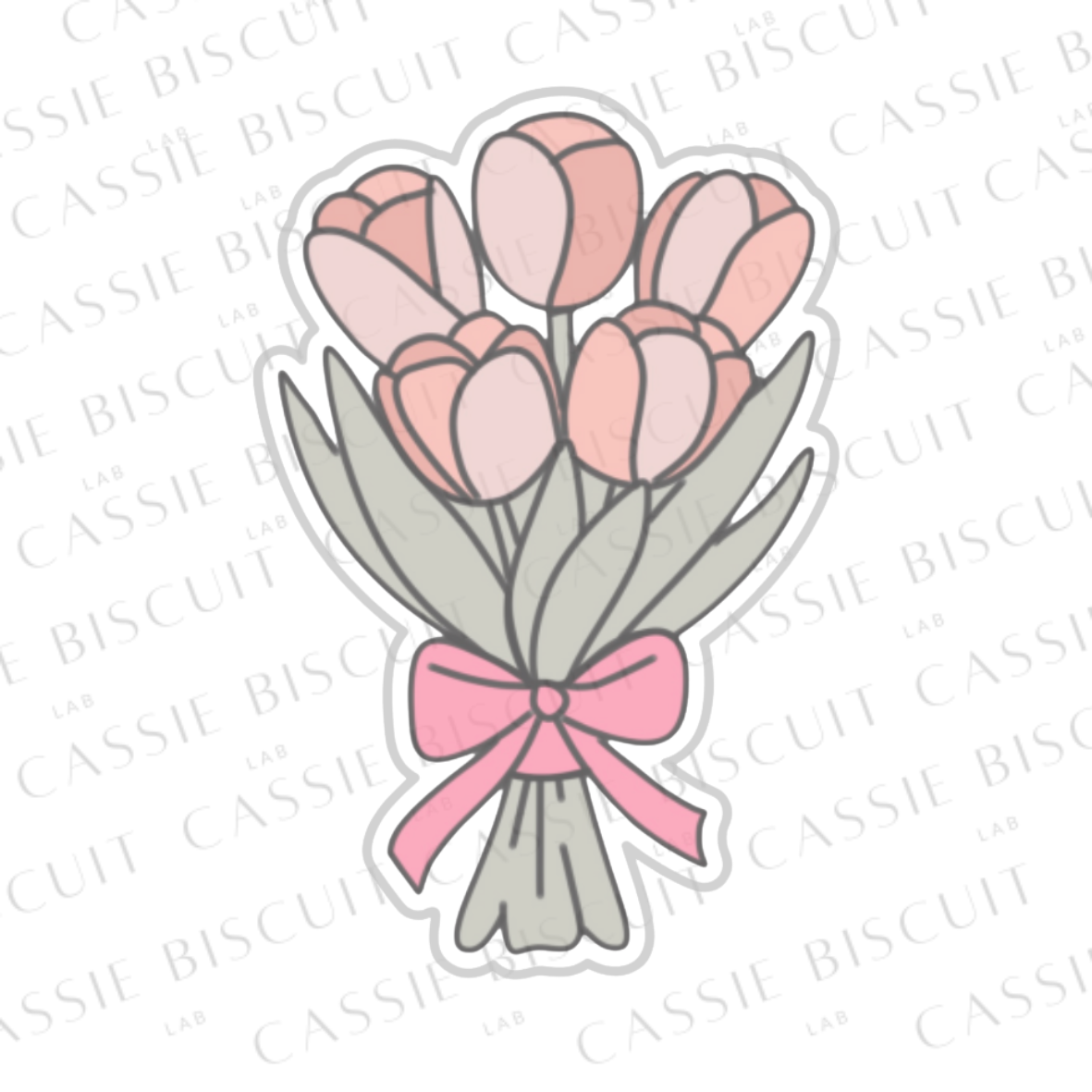 Emporte-Pièce - Bouquet Tulipes