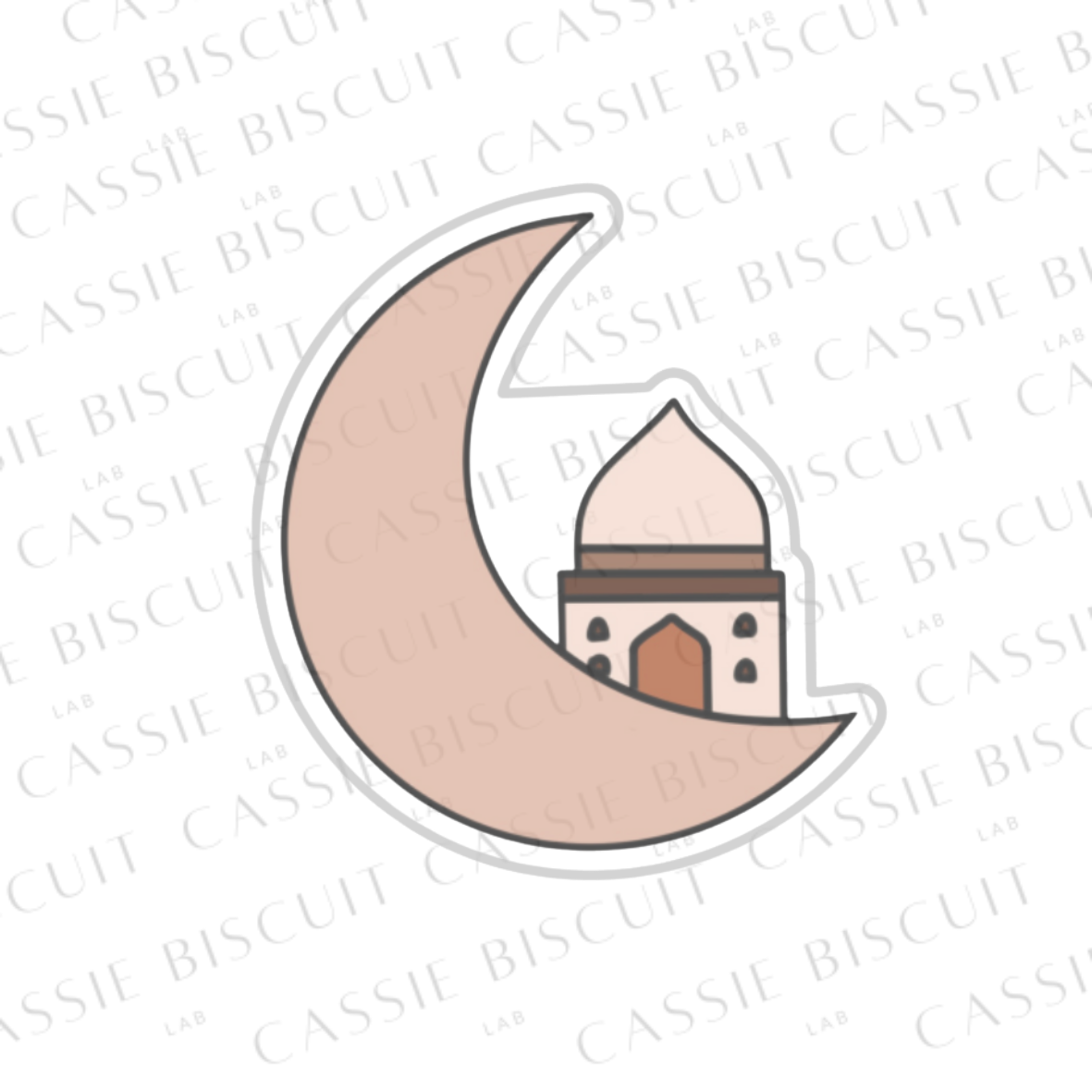 Emporte-Pièce - Croissant Mosquée