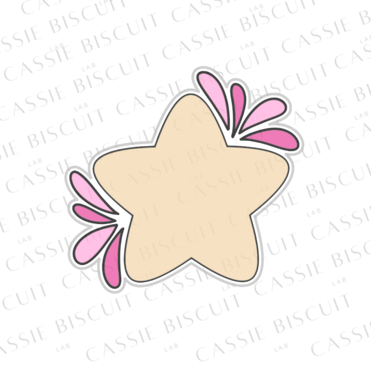 Emporte-Pièce - Etoile Feu d'Artifice