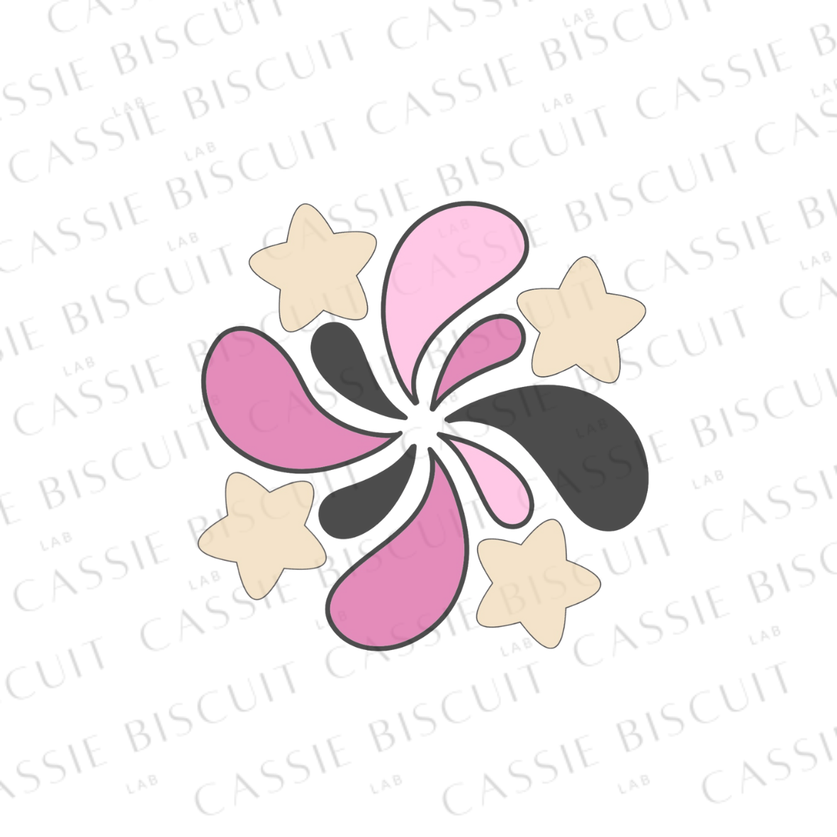 Emporte-Pièce - Feu d'Artifice Etoiles