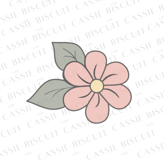Emporte-Pièce - Fleur Deux Feuilles