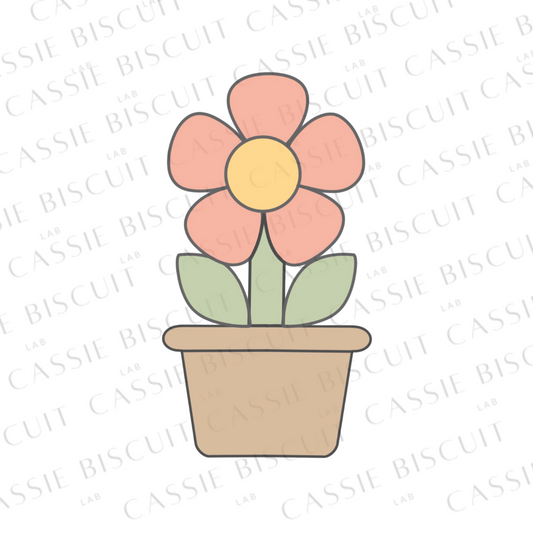 Emporte-Pièce - Fleur en pot