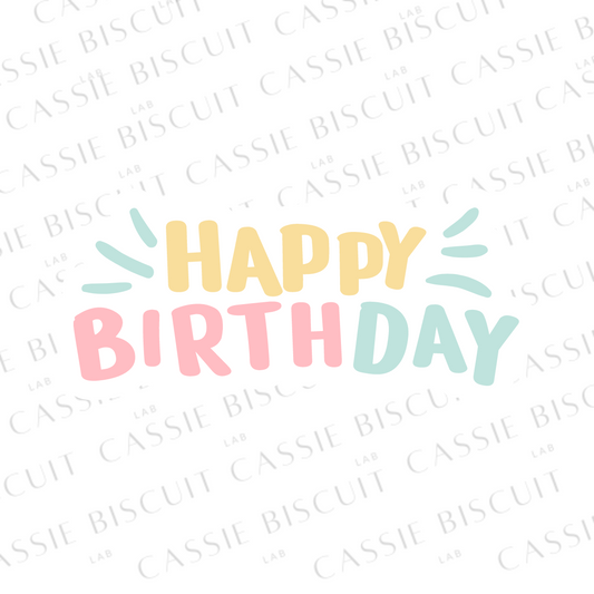 Emporte-Pièce - Happy Birthday