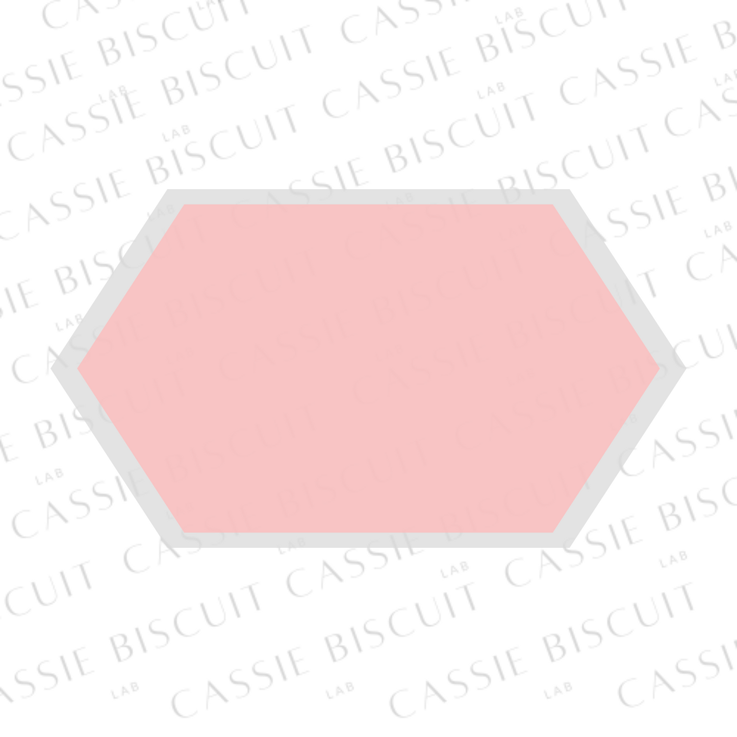 Emporte-Pièce -  Hexagone long