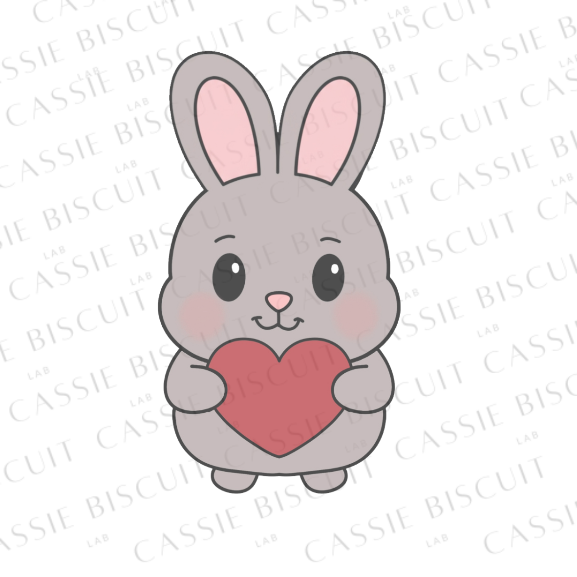 Emporte-Pièce - Lapin Cute Coeur