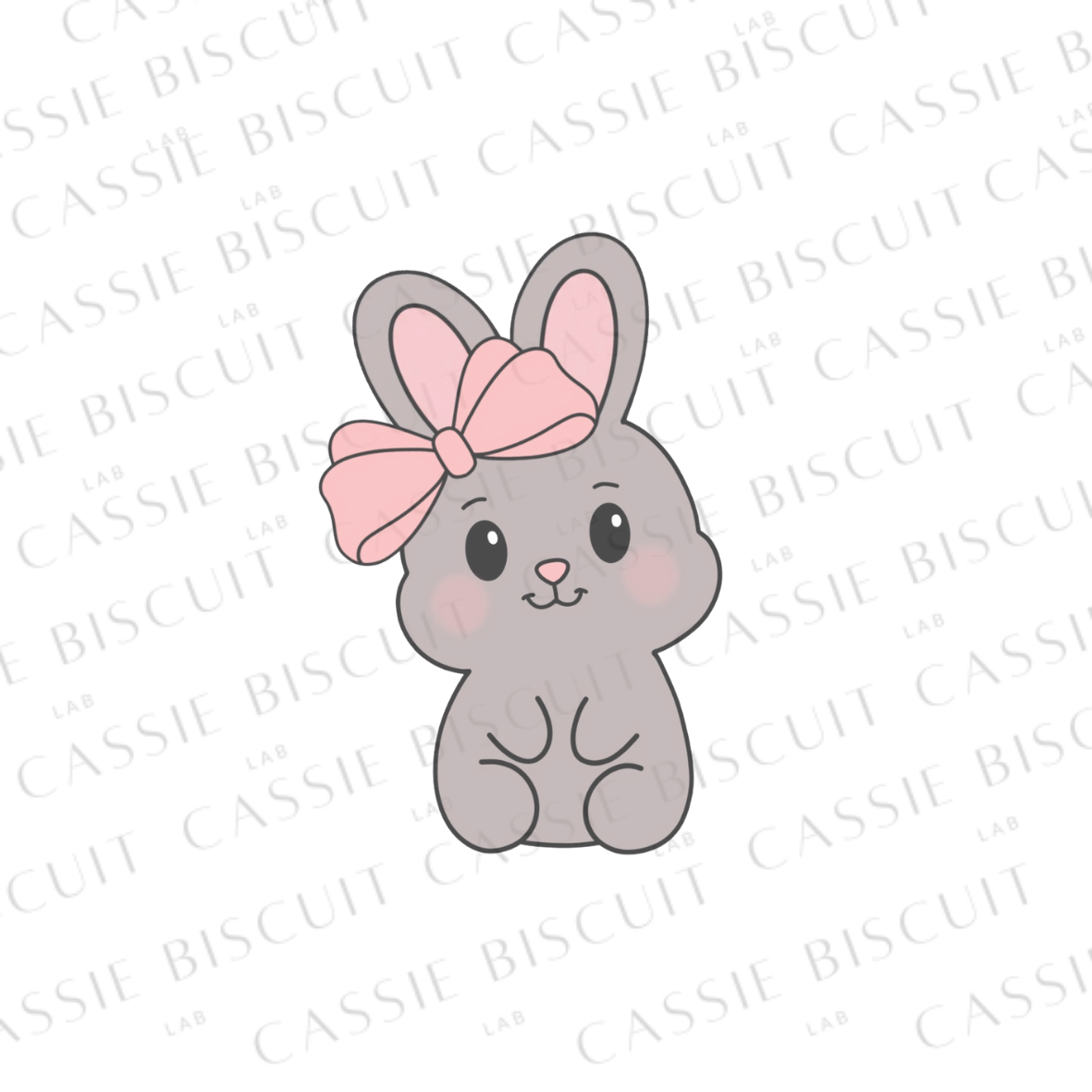 Cookie Cutter - Girly Cute Rabbit (Whole)