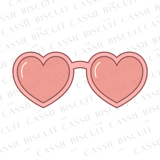 Emporte-Pièce -  Lunettes Coeurs