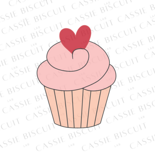 Emporte-Pièce - Muffin Petit Coeur