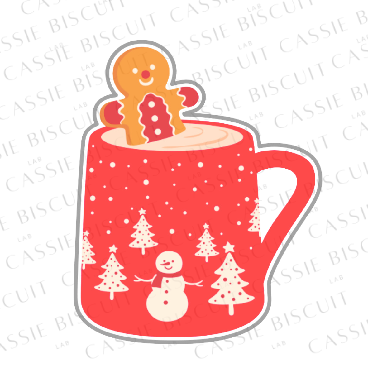 Emporte-Pièce - Mug de Noël Pain d'Epice