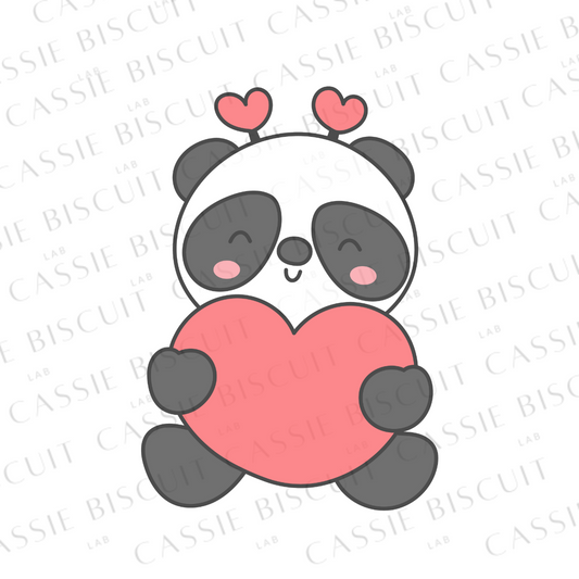 Emporte-Pièce -  Panda Coeur